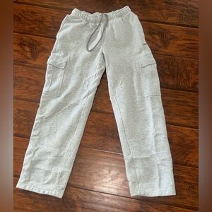 TNA Cozy Fleece Sweatpants in Gray